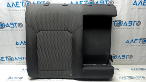 Right rear seat backrest for VW Passat b7 12-15 USA, black fabric, missing fragment
