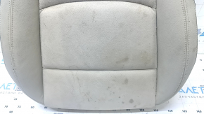 Chevrolet Volt 16 passenger seat cushion upholstery - leather + gray cloth, heated, dry-cleanable