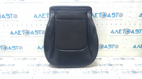 Jeep Compass 17-21 passenger seat upholstery, leather and black cloth