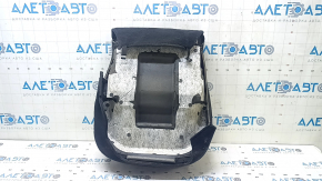 Jeep Compass 17-21 passenger seat upholstery, leather and black cloth