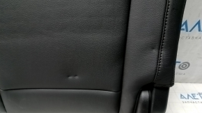 Left rear seat back, 3rd row, Acura MDX 14-16, black leather, with headrest, dents