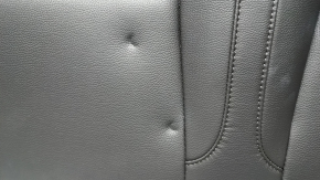 Rear seat cushion, 3rd row, Acura MDX 14-16, black leather, torn