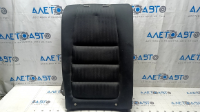 The back of the rear seat, row 2, right, Mazda 6 18 - beige leather, perforated, without a headrest, needs cleaning, wrinkled