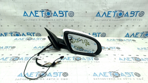 Right side mirror assembly for Mercedes GLC 16-22 8+8+2, turn signal, heated, backlight, BSM, white, worn