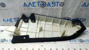 Right side trim for rear seats Honda Accord 13-17, black cloth, type 2, tear