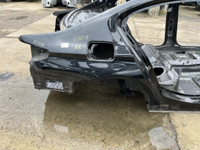 Quarter wing rear right BMW 5 G30 17-23 on the body, black