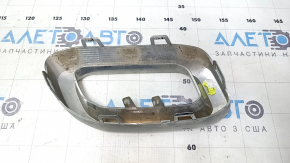 Lower left rear bumper trim frame for Mercedes GLC 20-22, chrome, dents, scratches