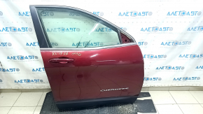 Jeep Cherokee KL 14-23 keyless front right door assembly, red PRV, structure trim