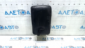 Headrest 3rd row rear left Nissan Pathfinder 13-16 black leather, wrinkled
