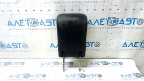 Headrest 3rd row rear right Nissan Pathfinder 13-16 black leather, wrinkled
