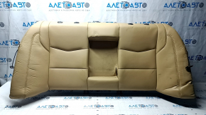 Cadillac ATS 13 rear seat back - beige leather, needs cleaning, dented