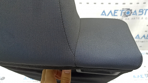 Left rear seat back of Toyota Camry v70 18-19, gray cloth, needs cleaning, dented, faded