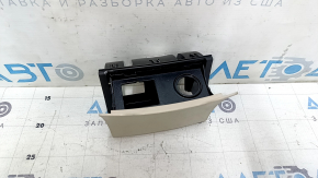 Mercedes GLC 16-22 rear center console pocket for cigarette lighter and USB hub, beige