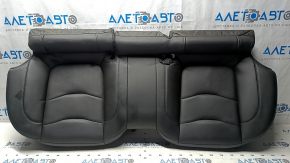 Chevrolet Volt 16 rear seat cushion - black leather with blue stitching, heated