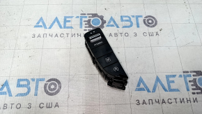 Control buttons on the left center console of a Mercedes GLC 19-20 have scratches.