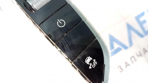Control buttons on the center console on the right of the Mercedes GLC 19-20 have scratches.