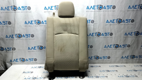 Right rear seat back, 3rd row, Dodge Journey 11-19, beige fabric, dented, dry cleanable