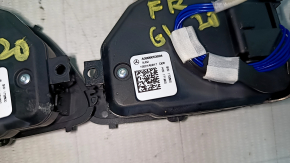 Mercedes GLC 20-22 steering wheel control buttons, glossy black with chrome, scratches, broken mount