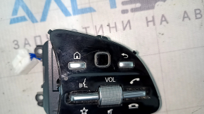 Mercedes GLC 20-22 steering wheel control buttons, glossy black with chrome, scratches, broken mount