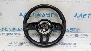 Mercedes GLC 20-22 steering wheel, black leather, heated, worn, with tears