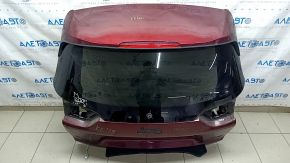 Jeep Cherokee KL 19-23 bare tailgate with glass - red PRV, with spoiler and brake light, scratches