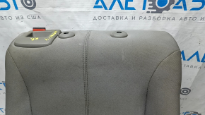 Right rear seat backrest for a 1920 Chevrolet Impala, gray cloth, dry-cleanable, dented