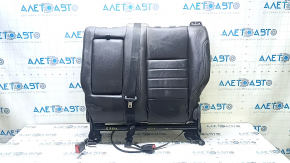 Rear seat backrest, 2nd row, left, Ford C-max MK2 13-18, black leather, with seat belt, wrinkled, needs cleaning
