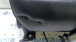 Rear seat backrest, 2nd row, left, Ford C-max MK2 13-18, black leather, with seat belt, wrinkled, needs cleaning
