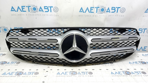 Mercedes GLC 300 20-22 radiator grille assembly without chamber, with emblem, sand