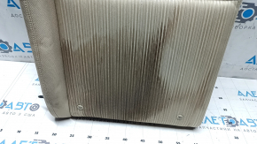 Left rear seat backrest for Nissan Maxima A36 16-18, beige cloth, dry-cleanable, dented