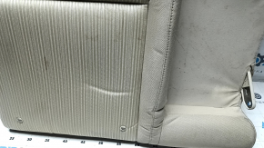 Right rear seat backrest for Nissan Maxima A36 16-18 beige cloth, dry-cleanable, dents