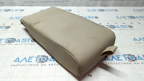 Nissan Maxima A36 16-18 rear seat backrest armrest - beige cloth, dry cleanable