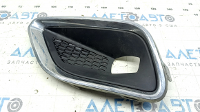 Left fog light frame for Jeep Cherokee KL 19-23 with chrome frame, sand