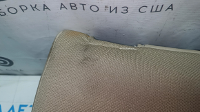Left rear seat side panel for Nissan Maxima A36 16-18 beige cloth, dry cleanable, broken mount