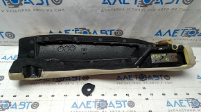 Left rear seat side panel for Nissan Maxima A36 16-18 beige cloth, dry cleanable, broken mount