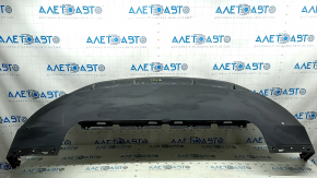 Jeep Cherokee KL 19-23 front bare bumper, lower part, under the trim, cracked, broken fastener, structure