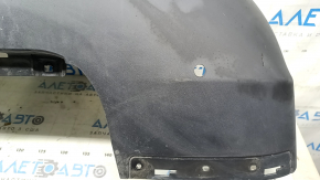 Jeep Cherokee KL 19-23 front bare bumper, lower part, under the trim, cracked, broken fastener, structure