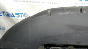 Jeep Cherokee KL 19-23 front bare bumper, lower part, under the trim, cracked, broken fastener, structure