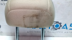 Nissan Maxima A36 16-20 rear left headrest, beige cloth, dry-cleanable