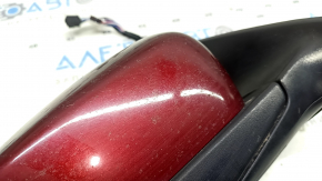 Right side mirror assembly for Jeep Cherokee KL 14-23, 7+7 pins, turn signal, heating, backlight, memory, BSM, red, worn