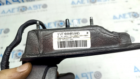 Right side mirror assembly for Jeep Cherokee KL 14-23, 7+7 pins, turn signal, heating, backlight, memory, BSM, red, worn