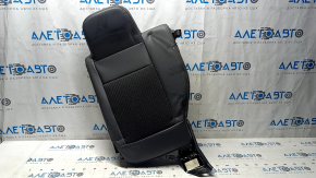 Left rear seat back for Jeep Compass 11-16, combined leather and black cloth, dented