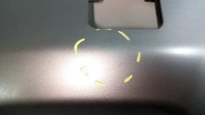 Jeep Cherokee KL 19-21 lower rear bumper trim for 2 pipes, body-color, chrome tips, scratches, broken fasteners