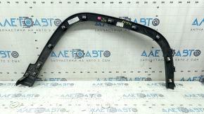 Jeep Cherokee KL 19-23 front left fender arch trim: structure, scratches, broken mount