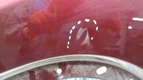 Jeep Cherokee KL 19-23 front left fender, red PRV, dented
