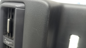 Mazda CX-50 23-25 black rear center console trim with deflector, without charging port, scratches