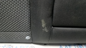 Right rear seat backrest for VW Passat b7 12-15 USA, black cloth, with armrest, dry-cleanable