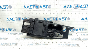 Toyota Camry v70 18-20 center console trim with cup holders, black, scratches