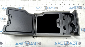 Cadillac CTS 14 rear seat back armrest - gray leather