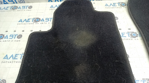 Set of Jeep Cherokee KL 15-23 floor mats, black, ready for cleaning
